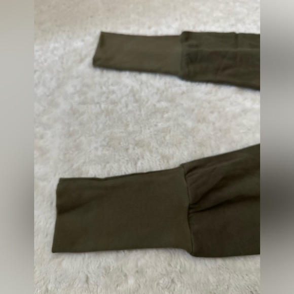 NWOT- LENNON & WOLFE Youth Olive Green Harem Sweatpants - Picture 4 of 10